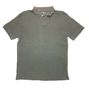 Old‎ Navy Gray Soft Wash Short Sleeve Polo Shirt Sz M